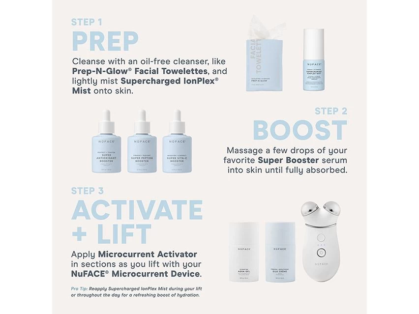 NuFACE MINI+ Supercharged Skincare Routine - Limited Edition 11 NuFACE MINI+ Supercharged Skincare Routine - Limited Edition - Image 11