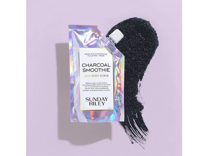 Sunday Riley Charcoal Smoothie Jelly Body Scrub 2 Sunday Riley Charcoal Smoothie Jelly Body Scrub - Image 2