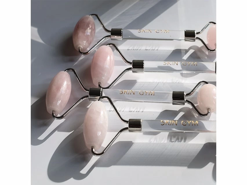 Skin Gym Rose Quartz Facial Roller 6 Skin Gym Rose Quartz Facial Roller - Image 6