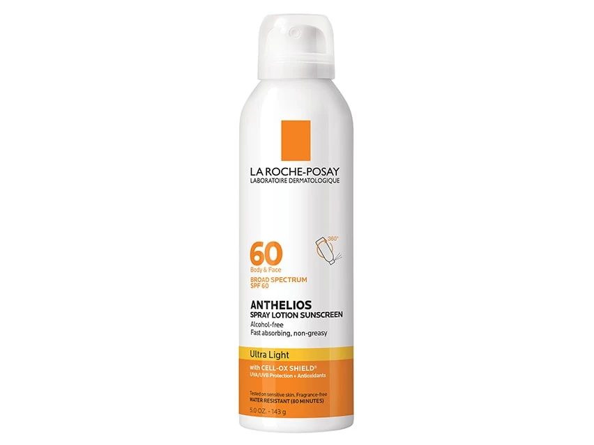 La Roche-Posay Anthelios 60 Ultra Light Sunscreen Lotion Spray SPF 60 1 La Roche-Posay Anthelios 60 Ultra Light Sunscreen Lotion Spray SPF 60