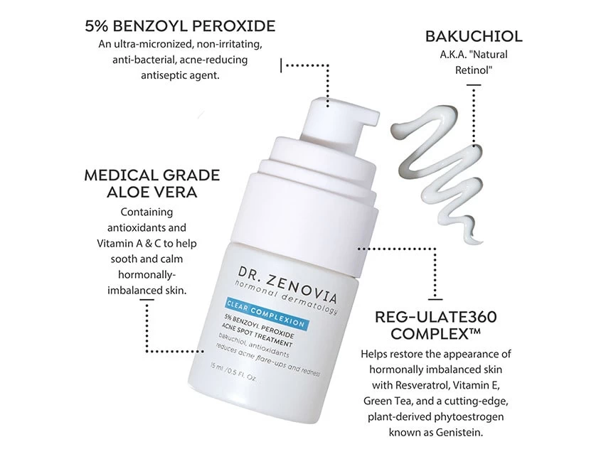 Dr. Zenovia Skincare 5% Benzoyl Peroxide Acne Spot Treatment 3 Dr. Zenovia Skincare 5% Benzoyl Peroxide Acne Spot Treatment - Image 3
