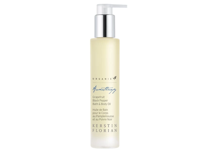 Kerstin Florian Organic Grapefruit Black Pepper Bath & Body Oil 1 Kerstin Florian Organic Grapefruit Black Pepper Bath & Body Oil