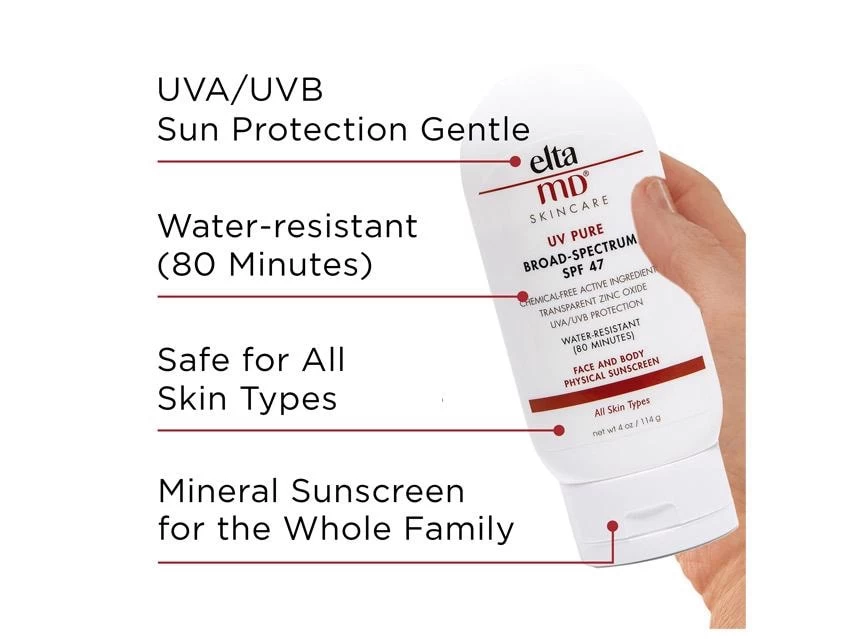 EltaMD UV Pure Broad Spectrum SPF 47 Face And Body Sunscreen 3 EltaMD UV Pure Broad Spectrum SPF 47 Face And Body Sunscreen - Image 3