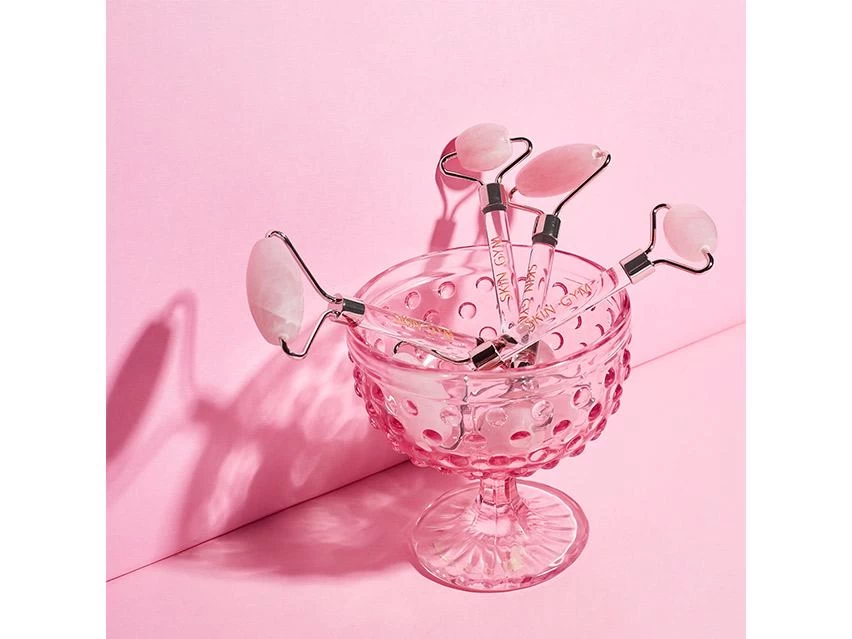 Skin Gym Rose Quartz Facial Roller 7 Skin Gym Rose Quartz Facial Roller - Image 7