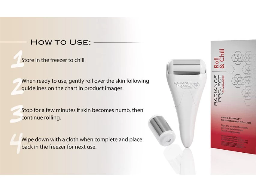 Mirabella Roll + Chill Cryotherapy Refreshing Roller 6 Mirabella Roll + Chill Cryotherapy Refreshing Roller - Image 6