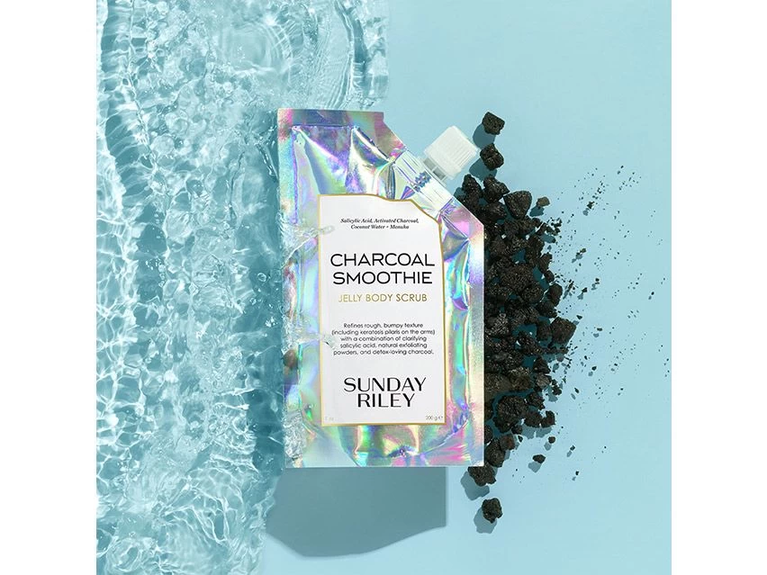 Sunday Riley Charcoal Smoothie Jelly Body Scrub 5 Sunday Riley Charcoal Smoothie Jelly Body Scrub - Image 5