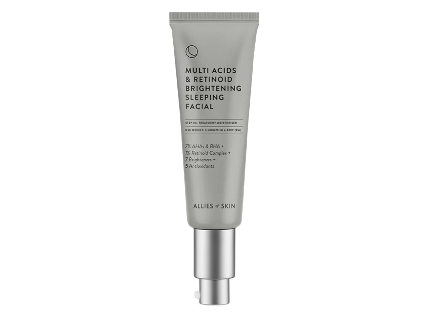 Allies Of Skin Multi Acids & Retinoid Brightening Sleeping Facial 2 Allies Of Skin Multi Acids & Retinoid Brightening Sleeping Facial - Image 2