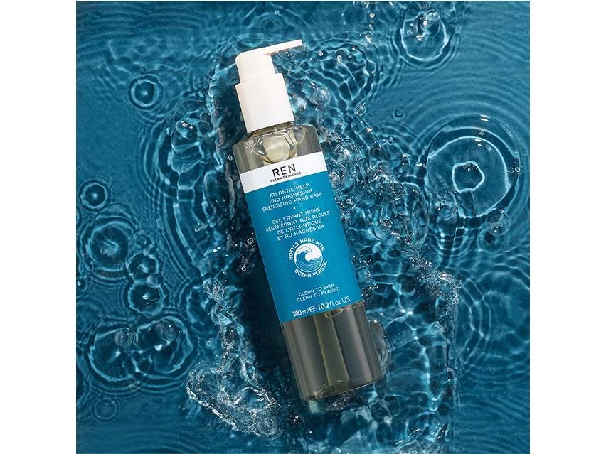 REN Clean Skincare Atlantic Kelp And Magnesium Energizing Hand Wash 6 REN Clean Skincare Atlantic Kelp And Magnesium Energizing Hand Wash - Image 6