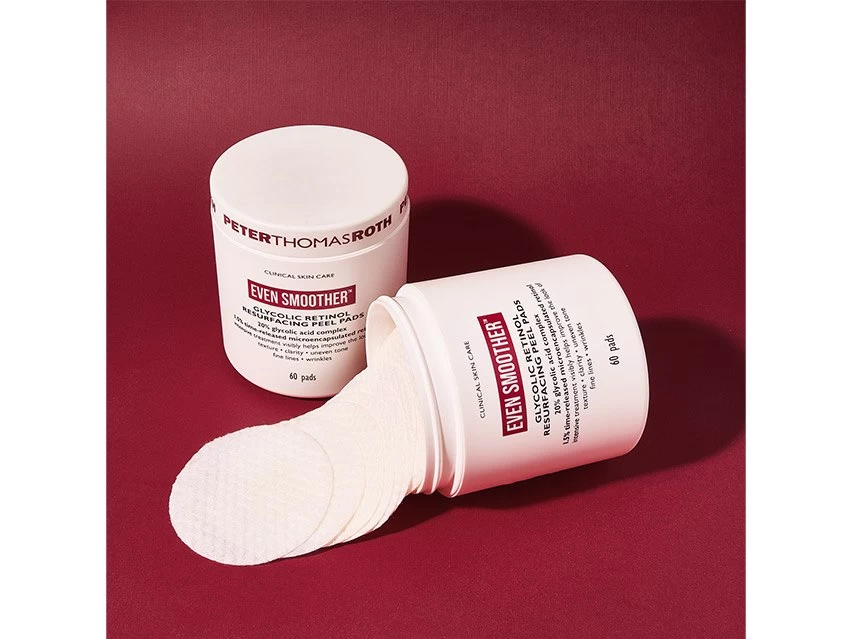 Peter Thomas Roth Even Smoother Glycolic Retinol Resurfacing Peel Pads 8 Peter Thomas Roth Even Smoother Glycolic Retinol Resurfacing Peel Pads - Image 8