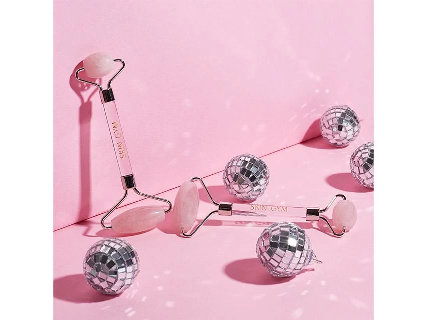 Skin Gym Rose Quartz Facial Roller 5 Skin Gym Rose Quartz Facial Roller - Image 5